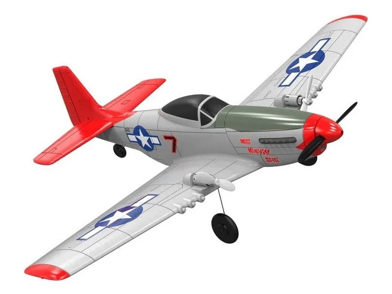 Радиоуправляемый самолет Volantex RC Mustang 400мм 2.4G 2ch LiPo RTF with Gyro EXA76203B