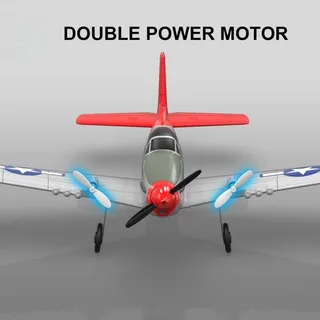 Радиоуправляемый самолет Volantex RC Mustang 400мм 2.4G 2ch LiPo RTF with Gyro EXA76203B — фото 2