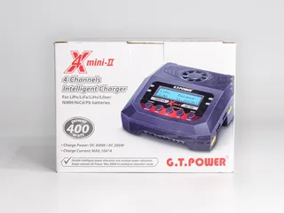 Универсальное зарядное устройство G.T.Power X4MINI 200 W Dual Power 19-26/220В, 10Aх4 GTP-X4MINI200 — фото 3