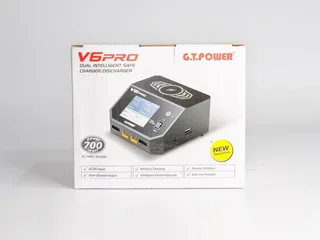 Универсальное зарядное устройство G.T.Power V6PRO Dual Power 7-30/220В, 16Aх2, USB, Wireless 7.5W GTP-V6PRO — фото 2