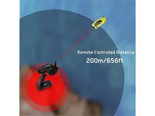 Радиоуправляемый катамаран Volantex RC ATOMIC 700 желтый Brushless 2.4G LiPo RTR EXA79204RY — фото 14