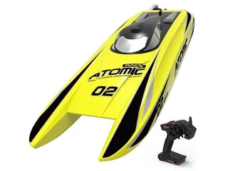 Радиоуправляемый катамаран Volantex RC ATOMIC 700 желтый Brushless 2.4G LiPo RTR EXA79204RY — фото 15