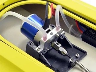 Радиоуправляемый катамаран Volantex RC ATOMIC 700 желтый Brushless 2.4G LiPo RTR EXA79204RY — фото 9