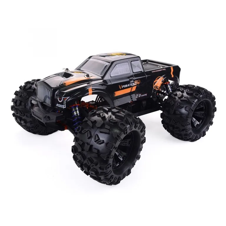 Радиоуправляемый монстр ZD Racing 9116 MT8 1/8 RTR оранжевый (без акб/ и з.у) ZD-9116-V4