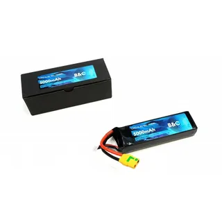 Аккумулятор LiPo B&C - 14.8v 5000мАч 90C (4S, Softcase, разъём XT-90) B&C-5000-4S-90-S — фото 4