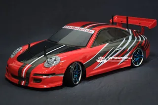 Радиоуправляемая модель для дрифта HSP Flying Fish 1 - 1:10 4WD Кузов Porsche 911 — фото 13