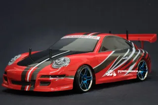 Радиоуправляемая модель для дрифта HSP Flying Fish 1 - 1:10 4WD Кузов Porsche 911 — фото 9