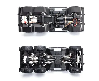 Трофи радиоуправляемый внедорожник Yikong 6101 1/10 crawler Defender 6X6 (Black) RTR YK6101 — фото 7