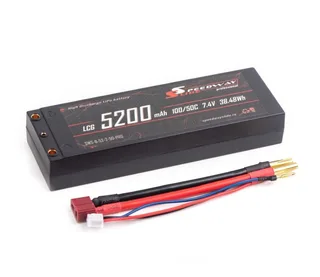 Аккумулятор Speedway Slide Li-Po PRO LCG Series Hard case 7.4v 5200mAh 50C Banana Connector / T-Plug SWS-B-52-2-50-PRO-T-Plug