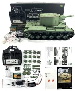Радиоуправляемый танк Heng Long KV-2 (Россия) Pro V7.0 масштаб 1:16 - 3949-1Pro V7.0 — фото 2