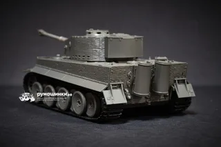 Радиоуправляемый танковый бой Torro Tiger I и Советский танк 1:30 — фото 10