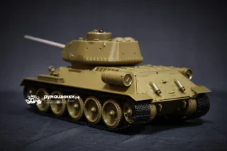 Радиоуправляемый танковый бой Torro Tiger I и Советский танк 1:30 — фото 13