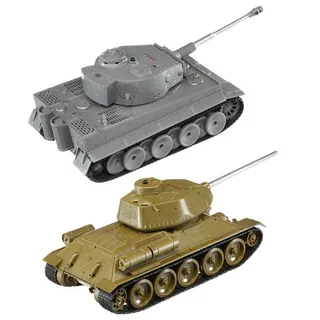 Радиоуправляемый танковый бой Torro Tiger I и Советский танк 1:30 — фото 19