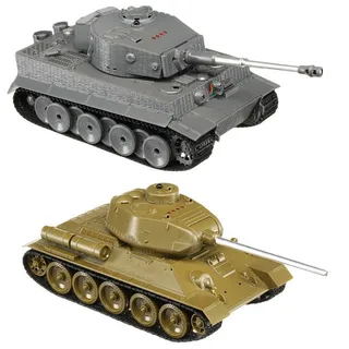 Радиоуправляемый танковый бой Torro Tiger I и Советский танк 1:30 — фото 21
