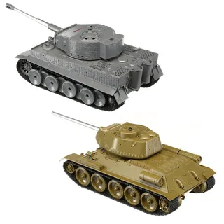 Радиоуправляемый танковый бой Torro Tiger I и Советский танк 1:30 — фото 23