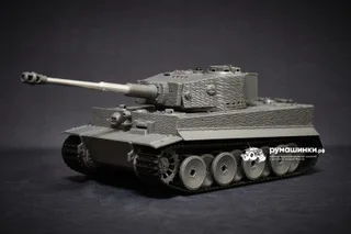 Радиоуправляемый танковый бой Torro Tiger I и Советский танк 1:30 — фото 9