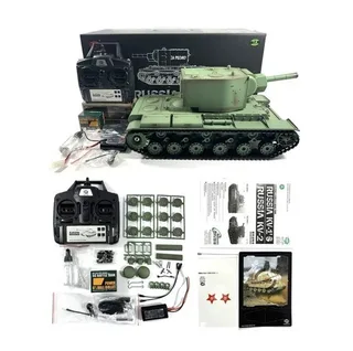 Радиоуправляемый танк Heng Long KV-2 (Россия) MS version V7.0 масштаб 1:16 - 3949-1UpgA V7.0 — фото 2