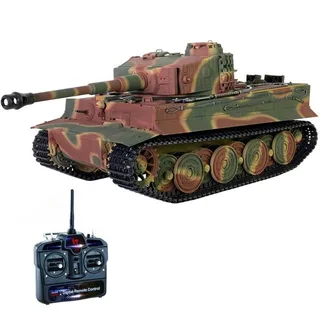 Радиоуправляемый танк Taigen Tiger 1 Германия 1:16 (лесной камуфляж, звук, дым V3) — фото 9