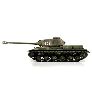 Радиоуправляемый танк Taigen ИС-2 модель 1944 СССР 1:16 (лесной камуфляж, звук, дым V3) — фото 2