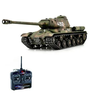Радиоуправляемый танк Taigen ИС-2 модель 1944 СССР 1:16 (лесной камуфляж, звук, дым V3) — фото 7