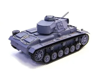 Радиоуправляемый танк Heng Long Panzerkampfwagen III (Германия) Upg V7.0 масштаб 1:16 - 3848-1Upg V7 — фото 4
