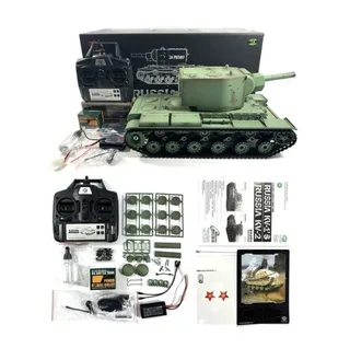 Радиоуправляемый танк Heng Long KV-2 (Россия) V7.0 масштаб 1:16 - 3949-1 V7.0 — фото 6