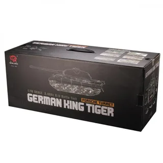 Радиоуправляемый танк Heng Long King Tiger V7.0 масштаб 1:16 2.4G - 3888A-1 V7.0 — фото 3