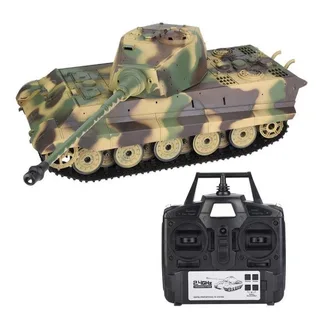 Радиоуправляемый танк Heng Long King Tiger V7.0 масштаб 1:16 2.4G - 3888A-1 V7.0 — фото 8