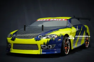Радиоуправляемая модель для дрифта HSP Flying Fish 1 - 1:10 4WD кузов Toyota Soarer 94123/12305 — фото 16