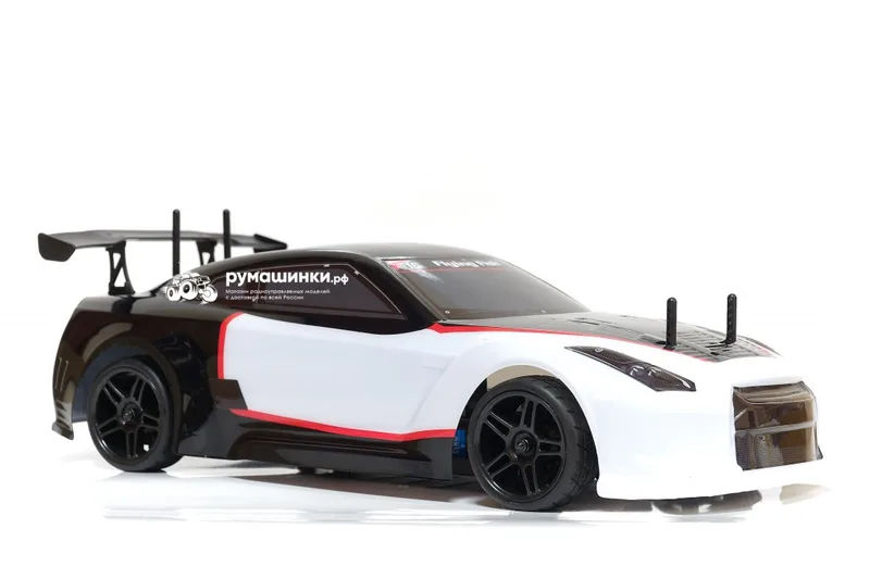 Радиоуправляемая модель машины HSP GT Nissan GTR (колеса шоссейные+дрифт 1:10 4WD)