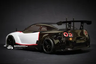 Радиоуправляемая модель машины HSP GT Nissan GTR (колеса шоссейные+дрифт 1:10 4WD) — фото 11