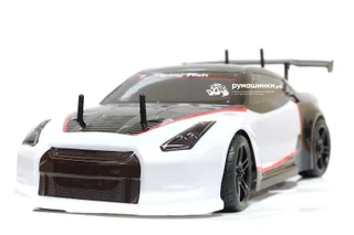 Радиоуправляемая модель машины HSP GT Nissan GTR (колеса шоссейные+дрифт 1:10 4WD) — фото 3