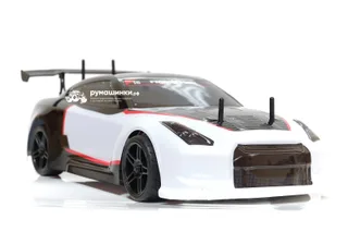Радиоуправляемая модель машины HSP GT Nissan GTR (колеса шоссейные+дрифт 1:10 4WD) — фото 4