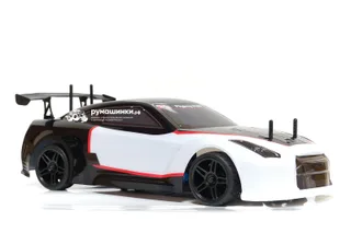 Радиоуправляемая модель машины HSP GT Nissan GTR (колеса шоссейные+дрифт 1:10 4WD) — фото 5