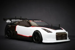 Радиоуправляемая модель машины HSP GT Nissan GTR (колеса шоссейные+дрифт 1:10 4WD) — фото 9
