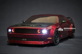 Радиоуправляемый автомобиль HSP / HNR Dodge SRT (колеса шоссейные+дрифт LED фары 1:10 4WD) — фото 11