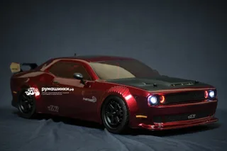 Радиоуправляемый автомобиль HSP / HNR Dodge SRT (колеса шоссейные+дрифт LED фары 1:10 4WD) — фото 14