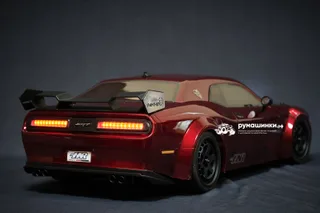 Радиоуправляемый автомобиль HSP / HNR Dodge SRT (колеса шоссейные+дрифт LED фары 1:10 4WD) — фото 15