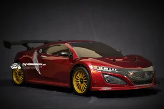 Радиоуправляемый автомобиль HSP GT ACURA NSX GT3 (колеса шоссейные+дрифт 1:10 4WD) — фото 10