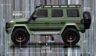 Радиоуправляемая модель Yikong 4106 PRO crawler Benz G500 (Perl White) 1/10 RTR YK-4106PRO — фото 3