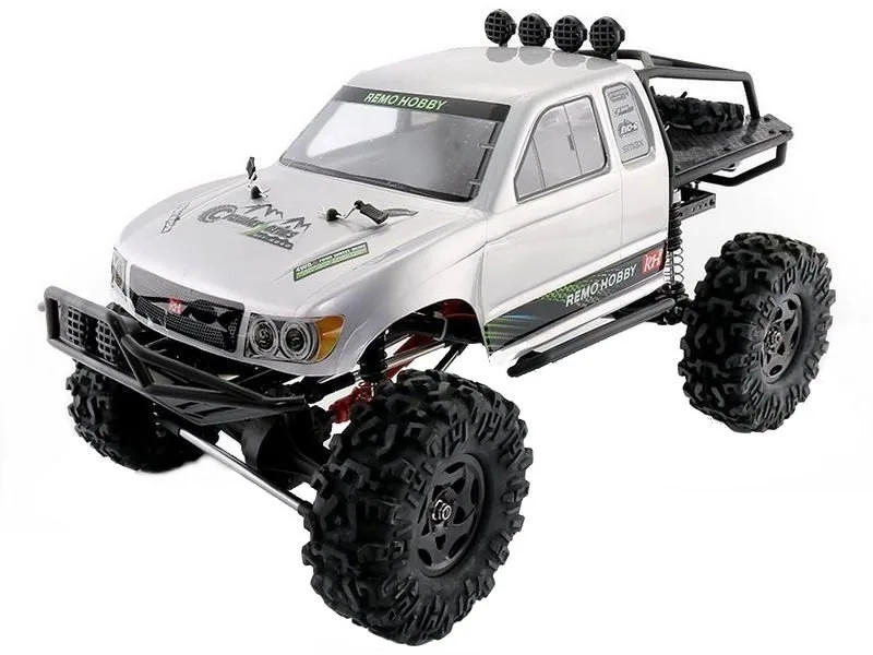 Радиоуправляемая трофи модель Remo Hobby 1097-ST (серебристый) 4WD 2.4G 1/10 RTR RH1097-ST