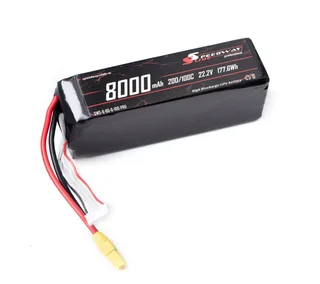 Аккумулятор Speedway Slide Li-Po soft case 6S 22.2v 8000mAh 100C XT90S — фото 2