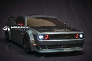 Радиоуправляемая модель для дрифта HSP HNR Dodge SRT (колеса шоссейные+дрифт LED фары 1:10 4WD) — фото 10
