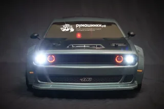 Радиоуправляемая модель для дрифта HSP HNR Dodge SRT (колеса шоссейные+дрифт LED фары 1:10 4WD) — фото 12