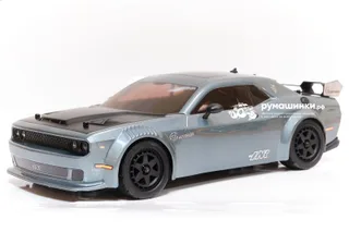 Радиоуправляемая модель для дрифта HSP HNR Dodge SRT (колеса шоссейные+дрифт LED фары 1:10 4WD) — фото 4