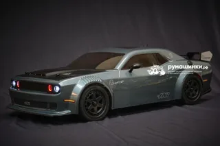 Радиоуправляемая модель для дрифта HSP HNR Dodge SRT (колеса шоссейные+дрифт LED фары 1:10 4WD) — фото 9