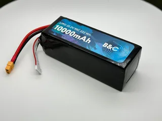 Аккумулятор LIPO 6S B&C 10000 MAH 22.2V (6s) 90C, XT60, Soft case B&C-10000-6S-90-S-XT60
