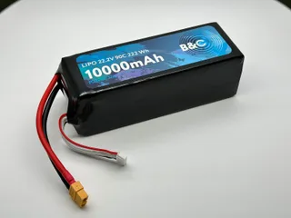 Аккумулятор LIPO 6S B&C 10000 MAH 22.2V (6s) 90C, XT60, Soft case B&C-10000-6S-90-S-XT60 — фото 3