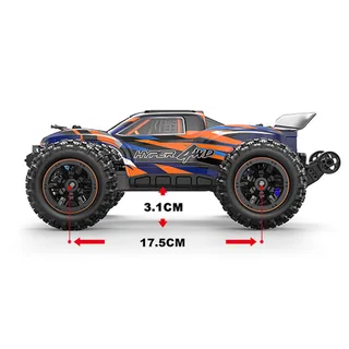 Радиоуправляемый монстр MJX Hyper Go 16108 4WD 2.4G LED 1/16 RTR MJX-16108 — фото 7