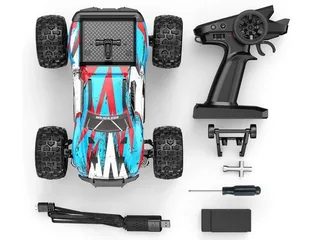 Радиоуправляемый монстр MJX Hyper Go 16208 Brushless 4WD 2.4G LED 1/16 RTR MJX-16208 — фото 4